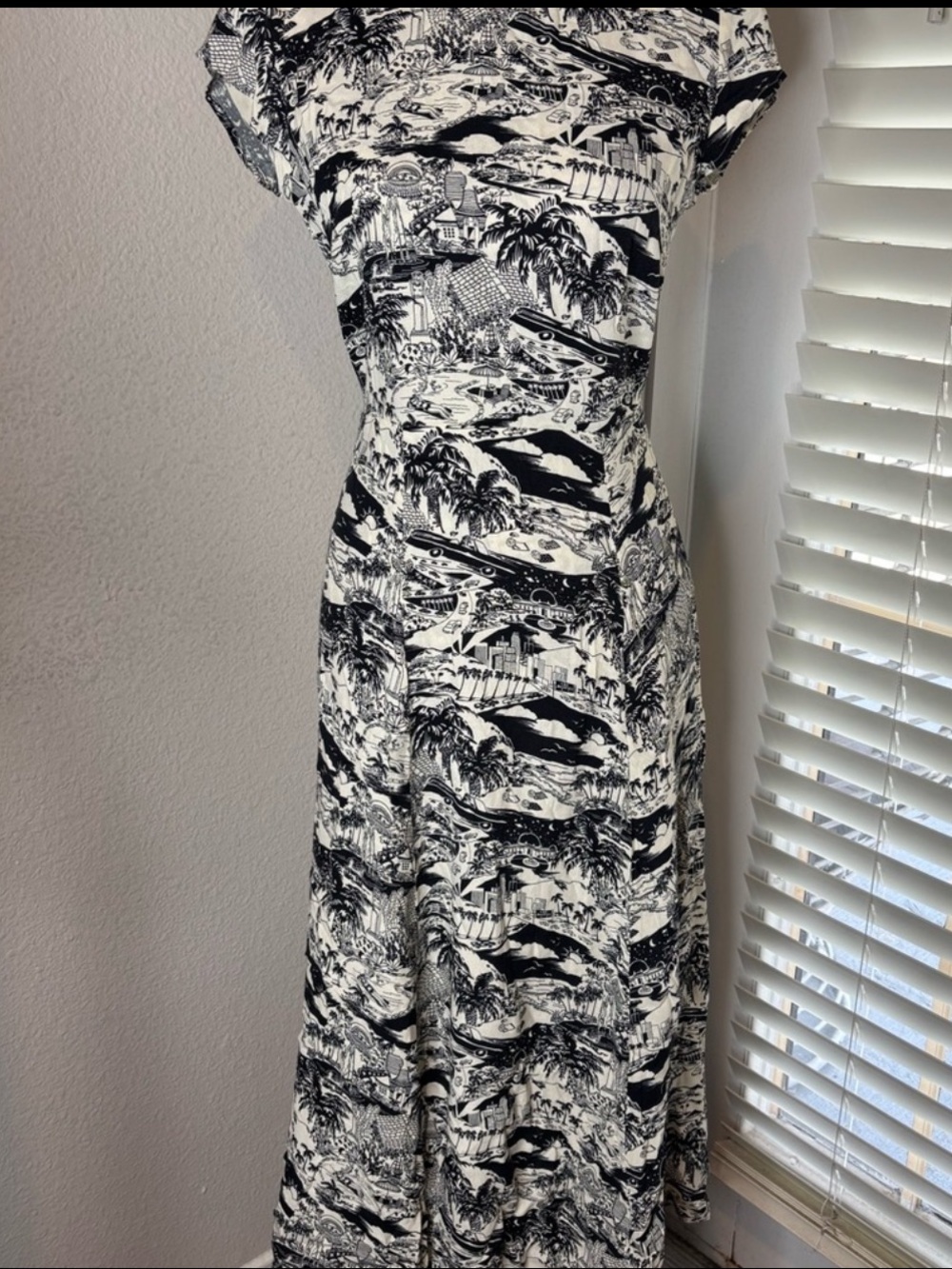 (RARE) Reformation Gavin LA Print Midi Dress